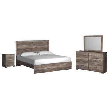 Signature Design by Ashley Ralinksi 4 Piece King Bedroom Set in Gray, , large