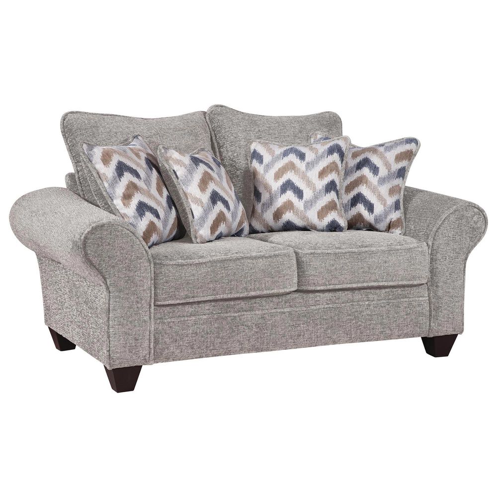 Northwestern Arlington Stationary Loveseat in Beige, , large