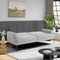 Lifestyle Solutions Paulie Convertible Sofa with Gray Cushion in Black, , large