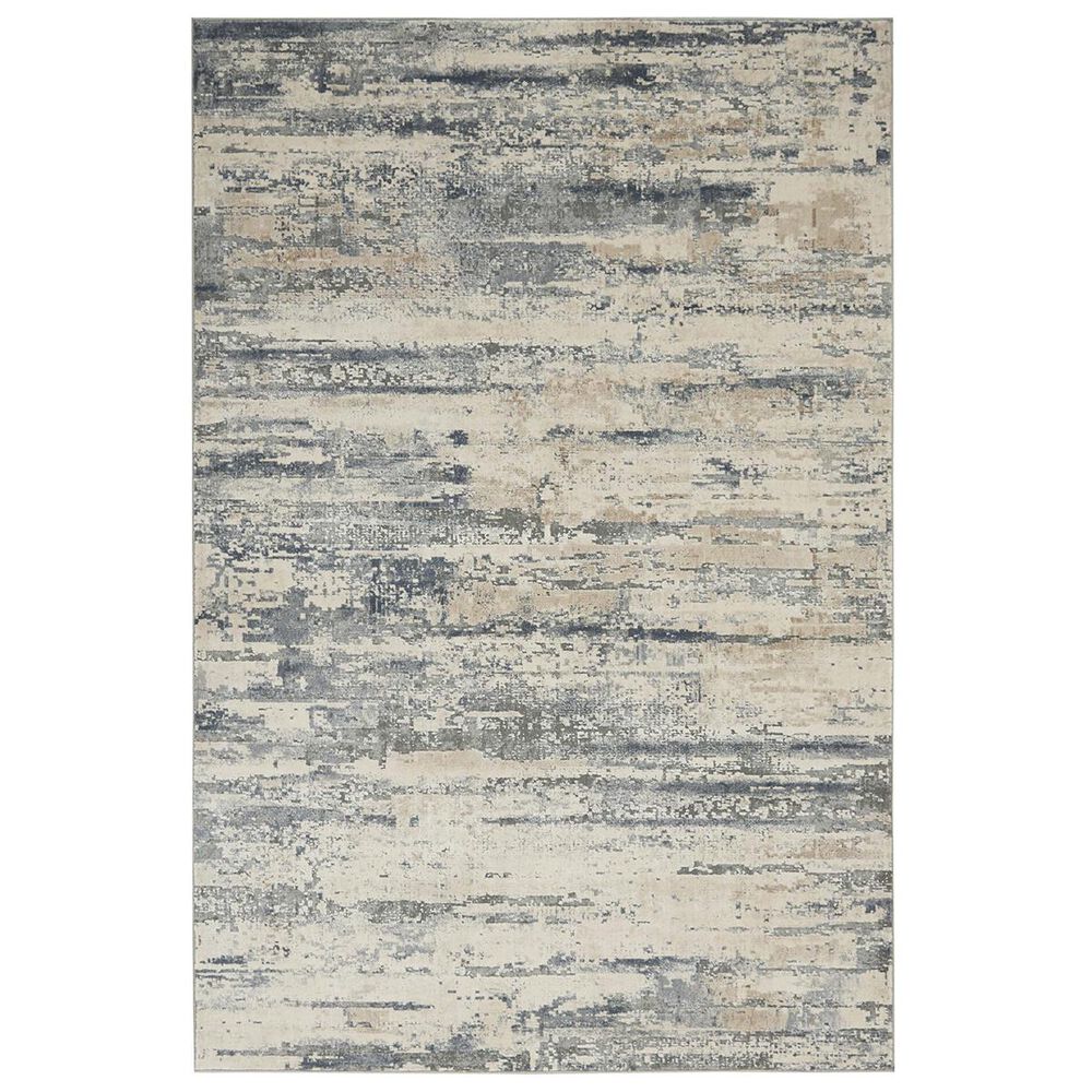 Nourison Rustic Textures RUS04 3&#39;11&quot; x 5&#39;11&quot; Beige and Grey Area Rug, , large