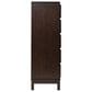 Ashley Vanmore 5-Piece King Storage Bedroom Set in Dark Brown, , large