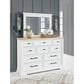 Ashley Ashbryn Dresser in White and Natural, , large