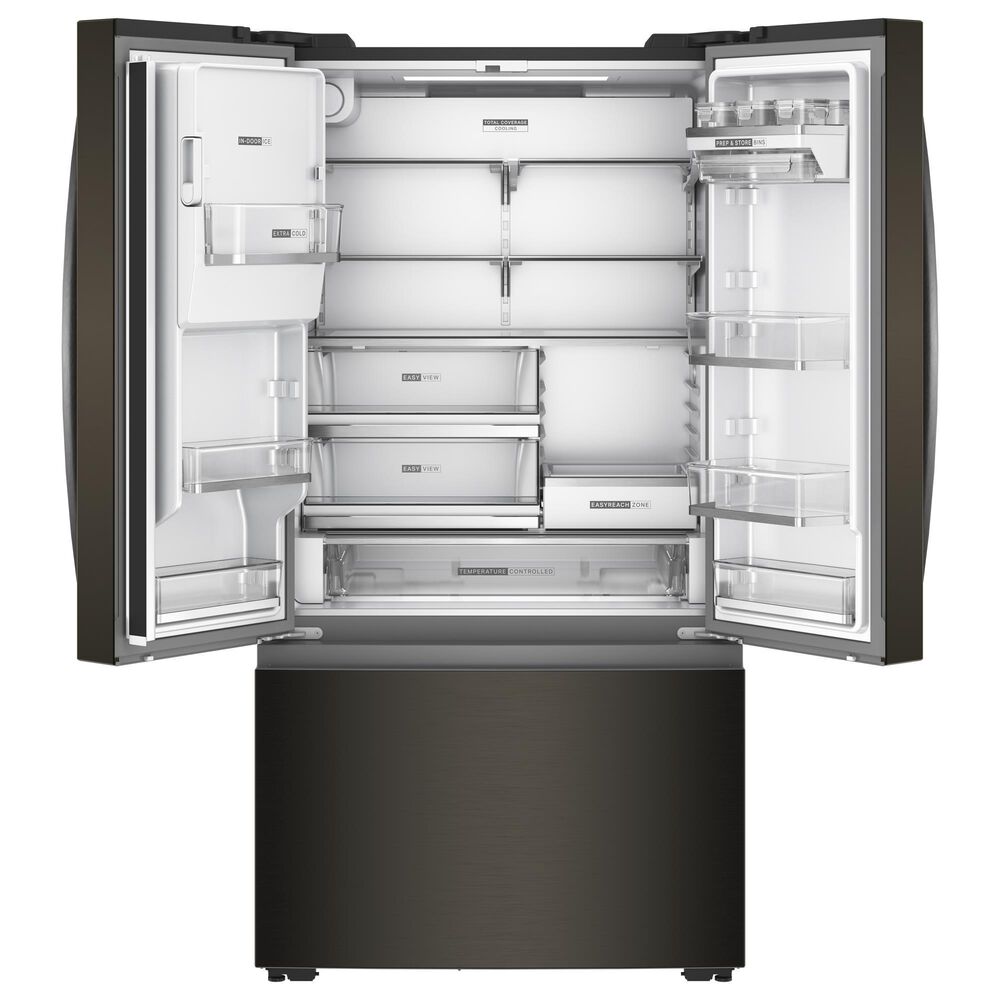 Whirlpool 23.4 Cu. Ft. 3-Door Depth French Door Refrigerator in Black Stainless Steel, , large