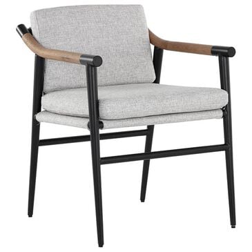 37B Meadow Dining Arm Chair in Matte Black, , large