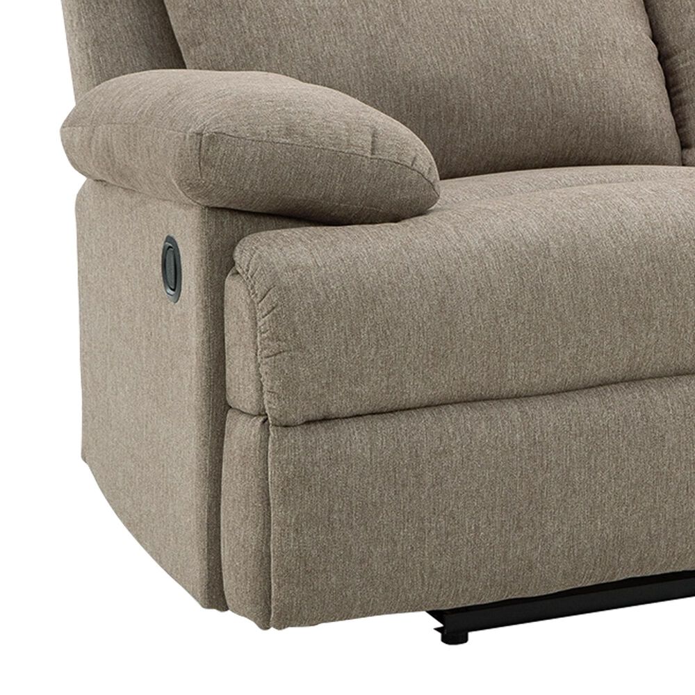 Ashley Side-Swipe Manual Reclining Sofa in Mocha, , large