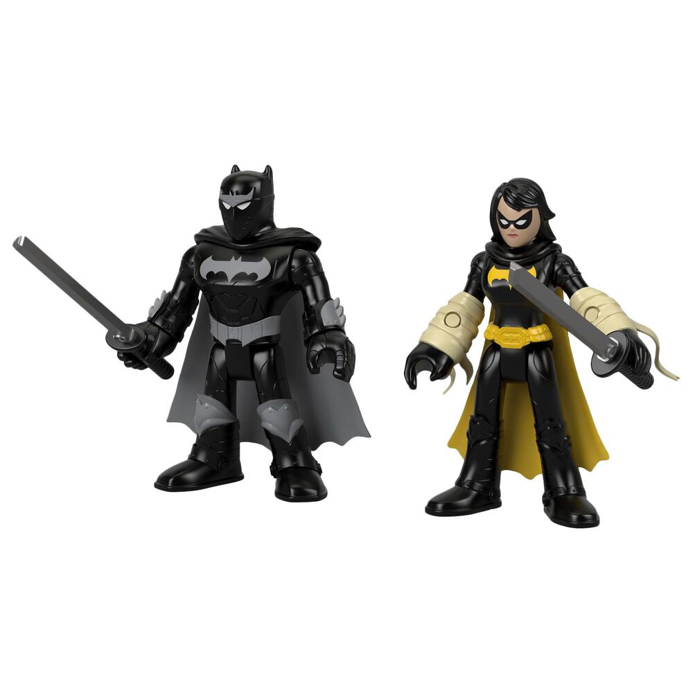 Imaginext DC Super Friends Black Bat and Ninja Batman, , large