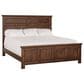 Archbold Furniture Heritage Estate King Panel Bed in Brown Mahogany, , large