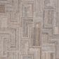 Karastan Forsyth Park Cloverdale Beige Steel 8" x 10" Area Rug, , large