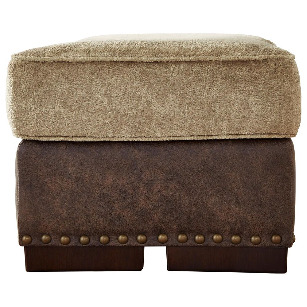 Ashley Alesbury Ottoman in Chocolate, , large