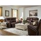 Ashley Gravier Power Reclining Sofa with Adjustable Headrest in Cordova, , large