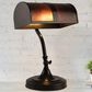 Timberlake Mission Style Bankers Lamp in Black, , large