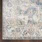 Nourison Astra Machine Washable 6"7" x 9" Grey and Blue Area Rug, , large