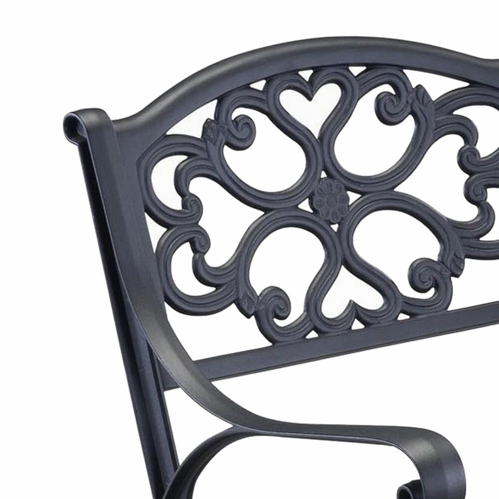 Homestyles Sanibel Swivel Rocking Chair without Cushion in Black, , large