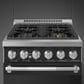 SMEG Professional 24" Gas Range in Matte Black, , large