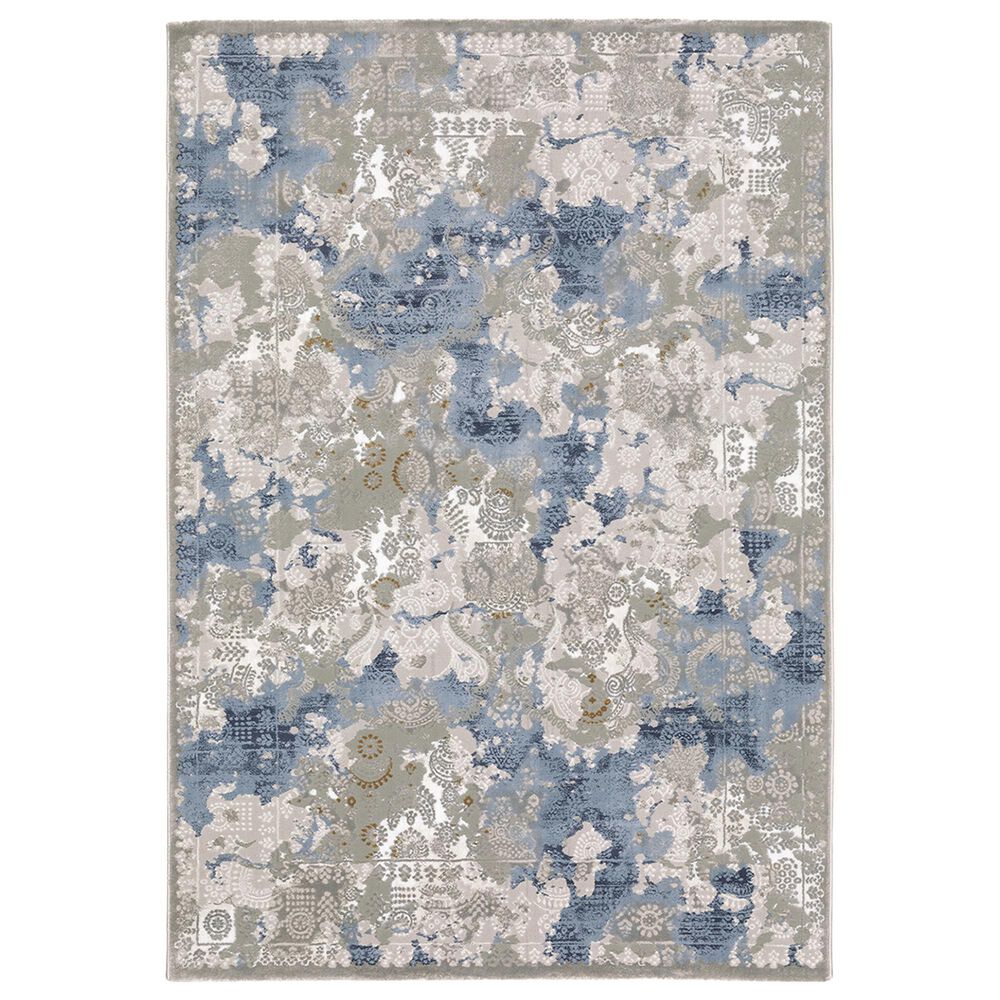 Oriental Weavers Easton Hidden Abstract 2"3" x 7"6" Beige Runner, , large