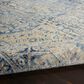Nourison Lustrous Weave LUW02 5"3" x 7"9" Blue and Ivory Area Rug, , large