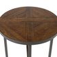 Golden Wave Furniture Denton End Table in Antique Pine and Steel Gray, , large