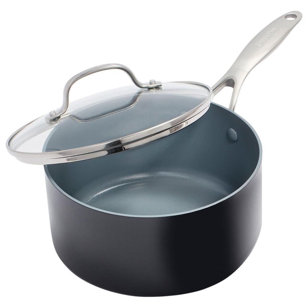 Green Pan Valencia Pro 2-Quart Nonstick Saucepan with Lid in Grey, , large