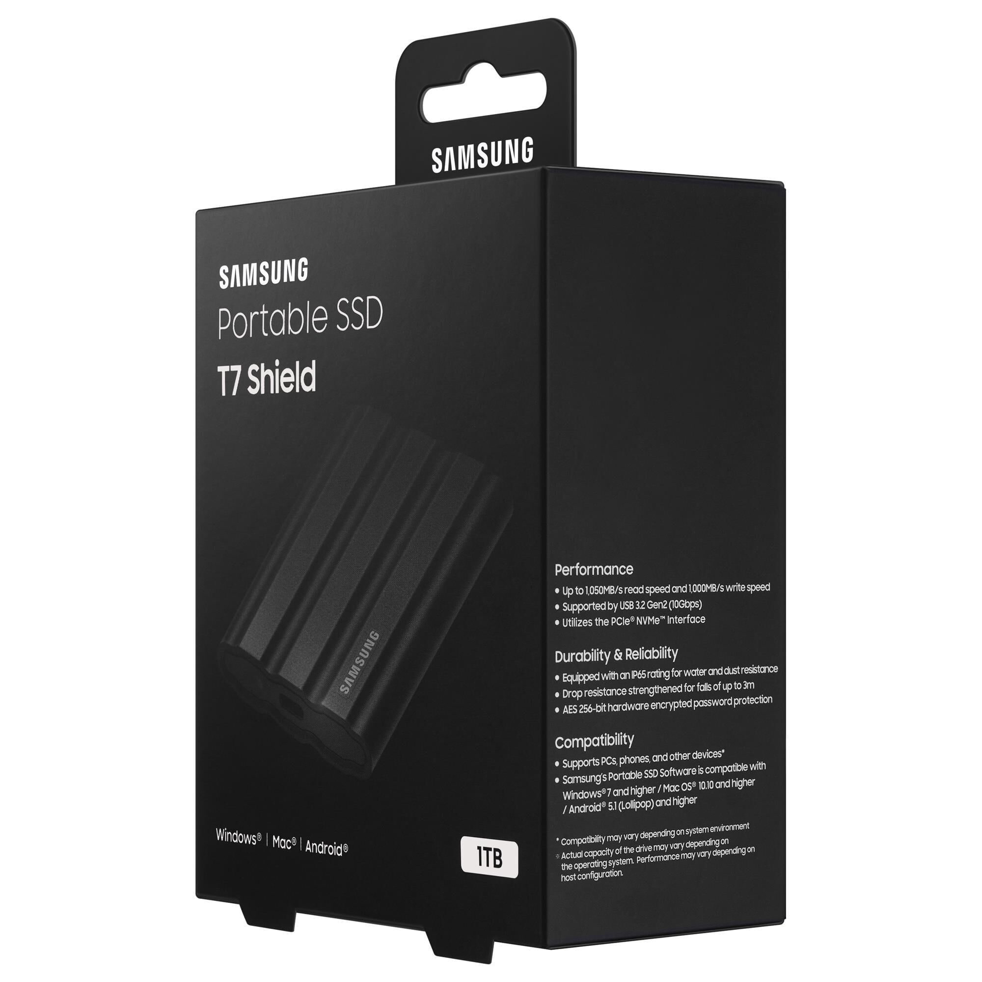 SAMSUNG サムスン Portable SSD T7 1TB 黒 Amazon | Samsung T7 1TB 外付けSSD 最大転送速度1,050MB/秒