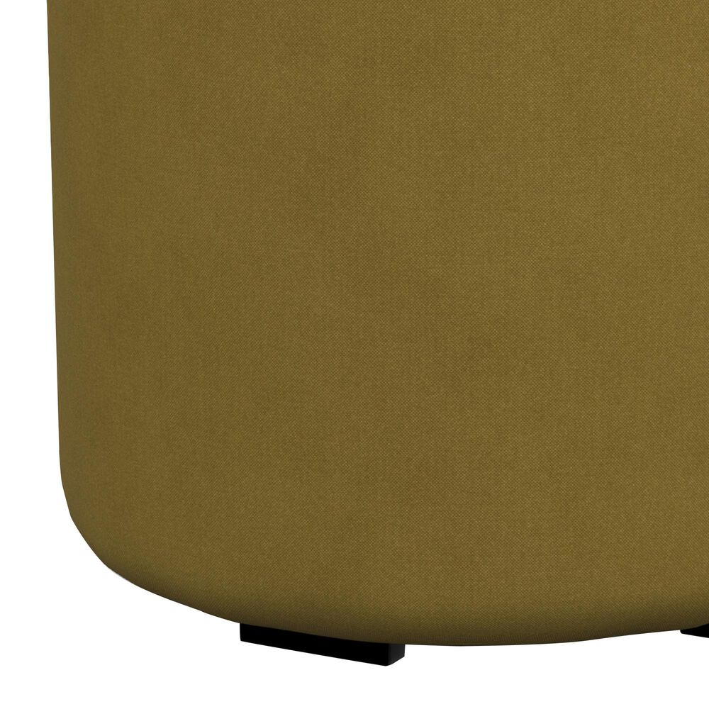 Flexsteel Pouf Fabric Ottoman in Lichen, , large