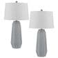 Cal Lighting Drayton Table Lamp in Stone Grey (Set of 2), , large