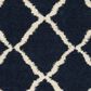 Safavieh Dallas Shag SGD257N-3 3" x 5" Navy/Ivory Area Rug, , large