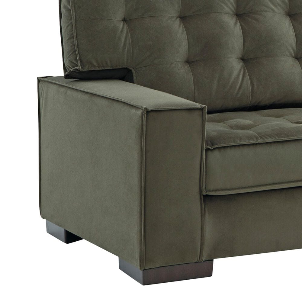 Ashley Caspian-Town 2-Piece Right Facing Sectional with Chaise in Olive, , large