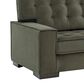 Ashley Caspian-Town 2-Piece Right Facing Sectional with Chaise in Olive, , large