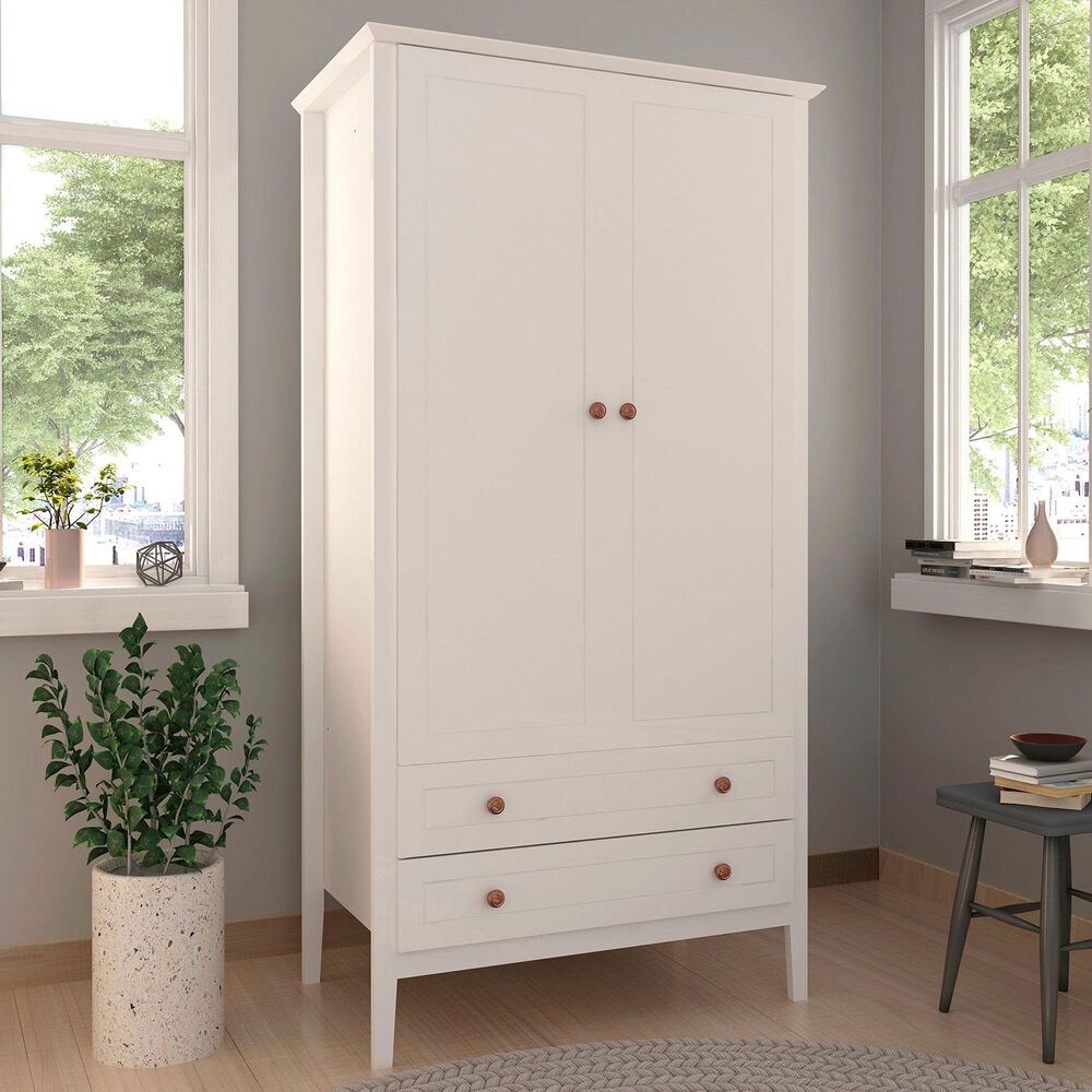 Dayton Crown Full Wardrobe in White, , large