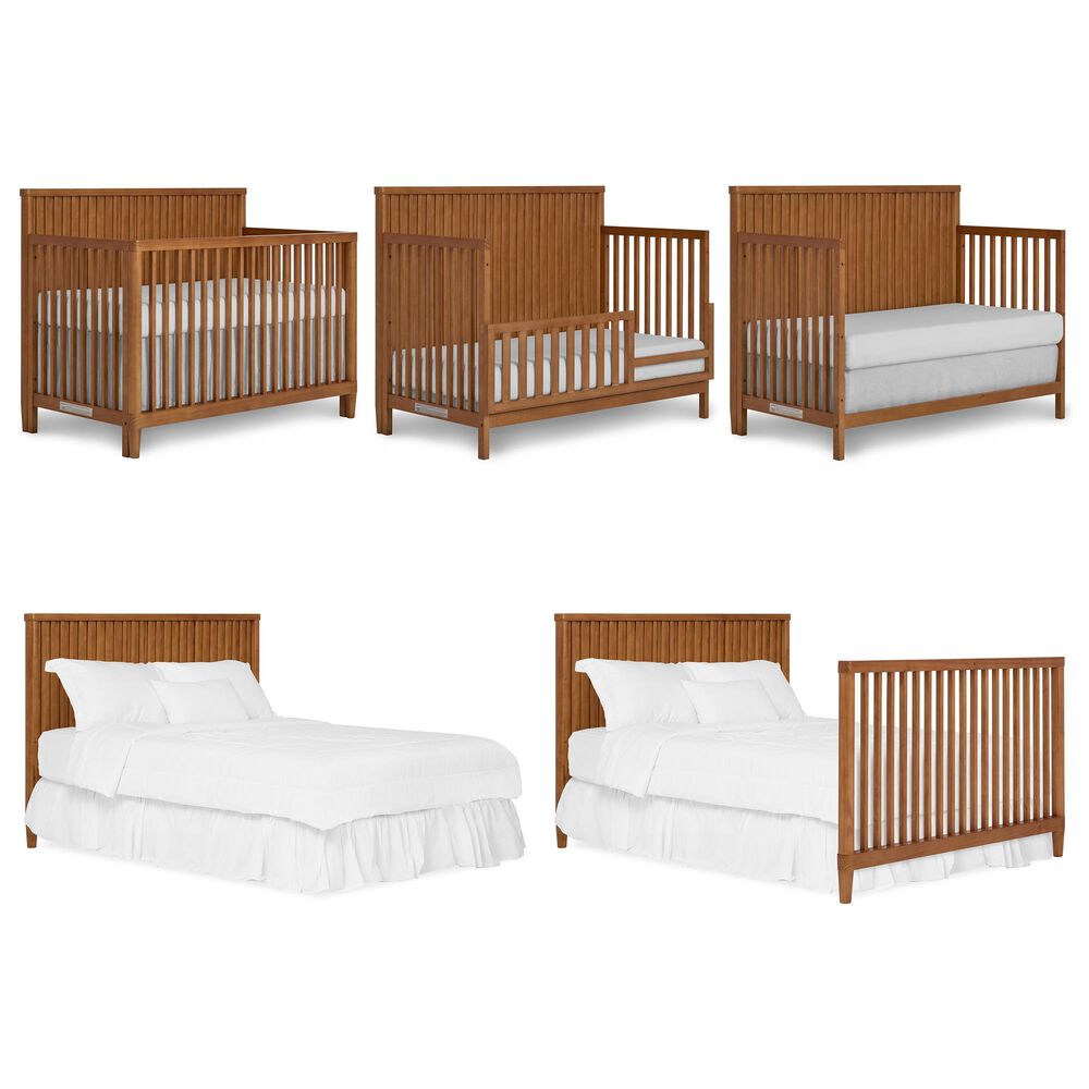Evolur Flynn 5-In-1 Convertible Crib in Sedona, , large