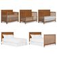 Evolur Flynn 5-In-1 Convertible Crib in Sedona, , large