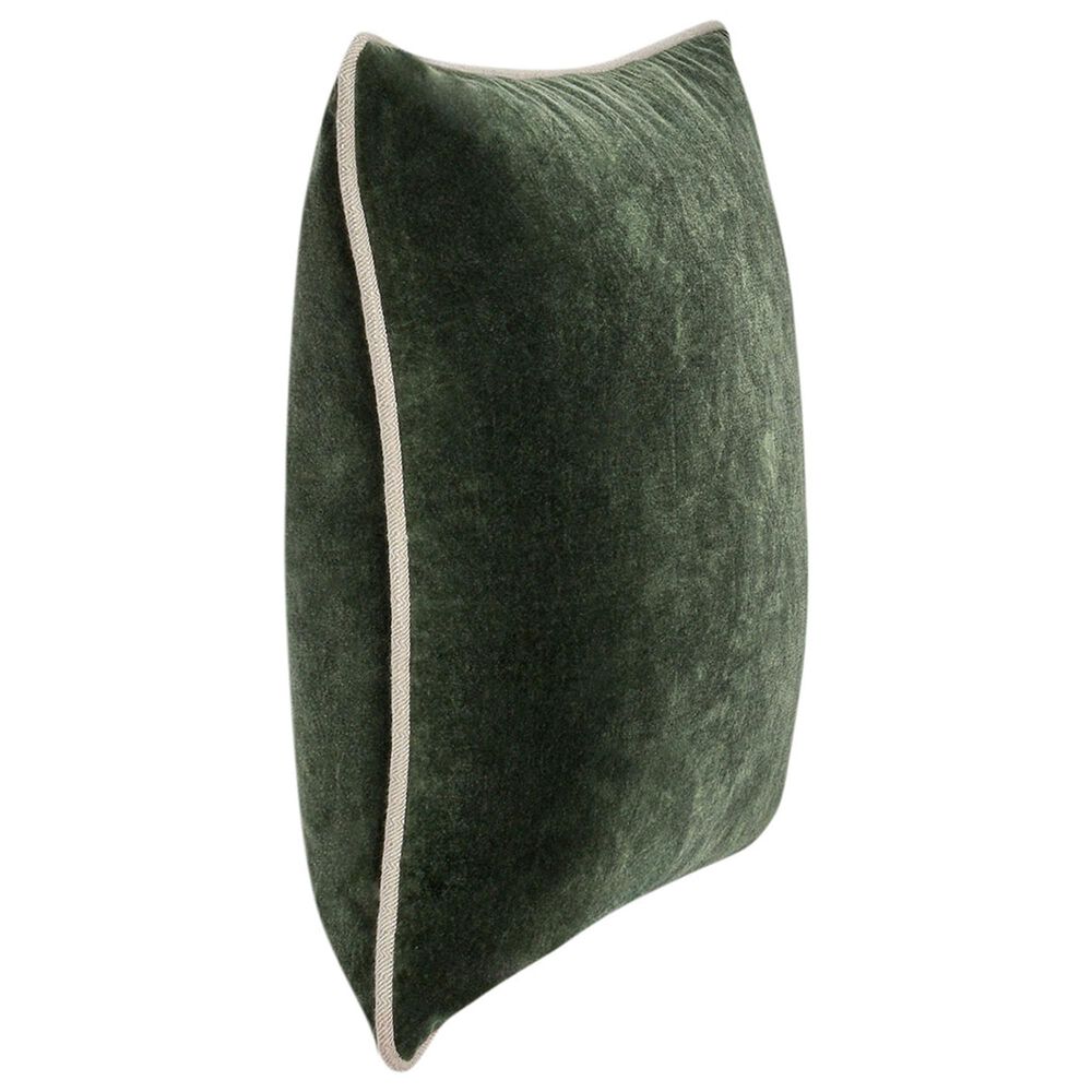 Classic Home Heirloom 22&quot; x 22&quot; Throw Pillow in Forest Green and Natural, , large