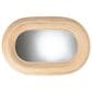 bali & pari Drucilla Rattan Oval Accent Wall Mirror in Natural Brown, , large