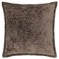 Chanasaya 20" Square Textured Shimmer Throw Pillow in Yellow, , large