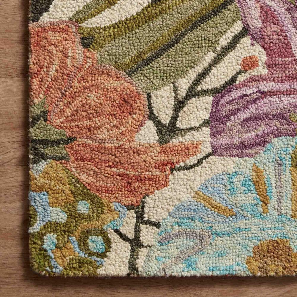 Loloi Belladonna 2&#39;3&quot; x 3&#39;9&quot; Ivory and Multicolor Area Rug, , large