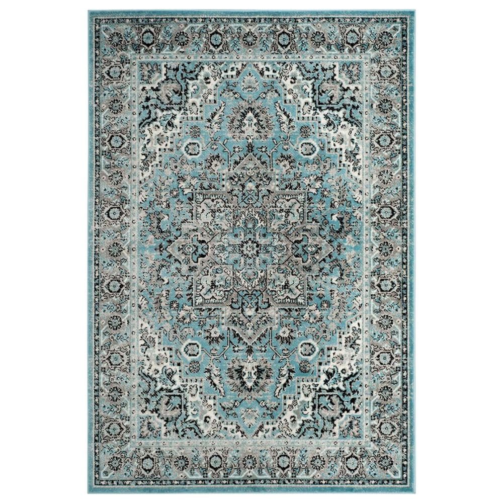 Safavieh Skyler SKY126M 6" x 9" Blue and Ivory Area Rug, , large