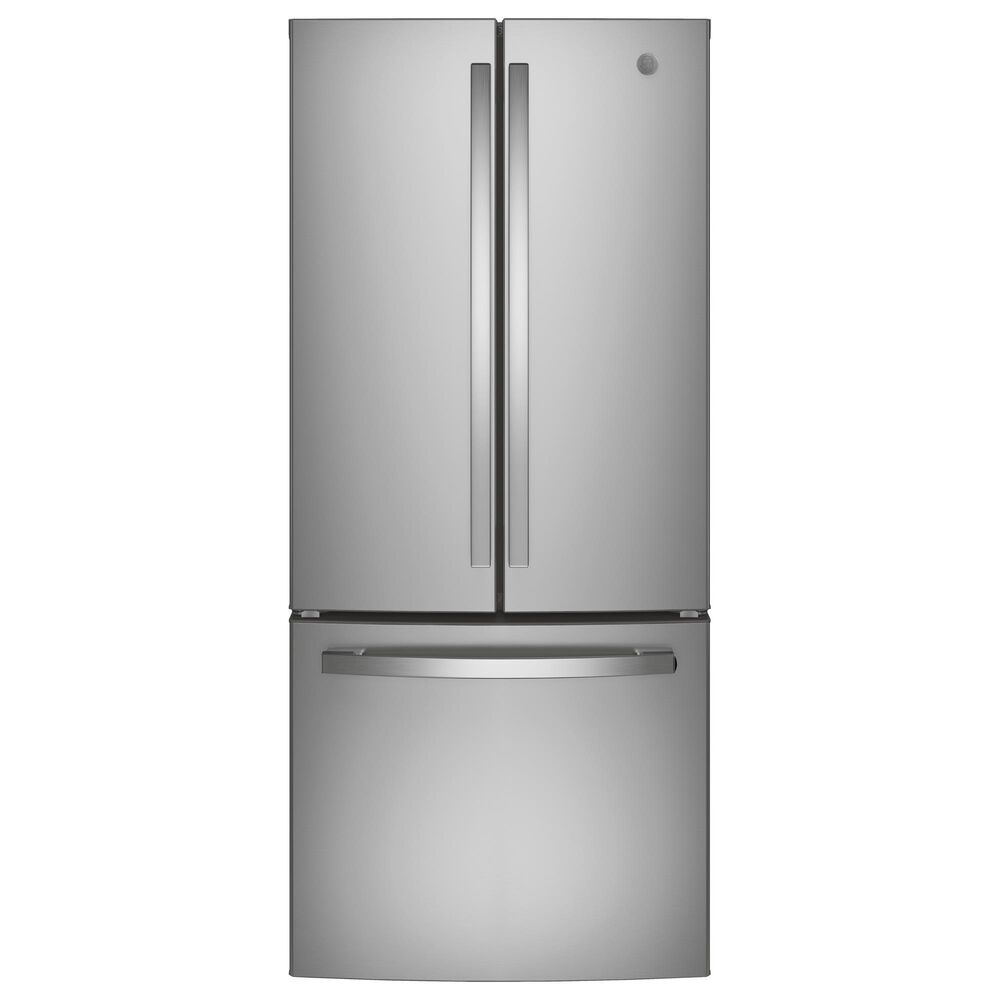 GE Appliances 20.8 Cu. Ft. French-Door Refrigerator with Automatic Defrost in Fingerprint Resistant Stainless Steel, , large