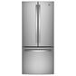 GE Appliances 20.8 Cu. Ft. French-Door Refrigerator with Automatic Defrost in Fingerprint Resistant Stainless Steel, , large