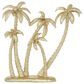 Maple and Jade Coconut Trees Sculpture in Gold, , large