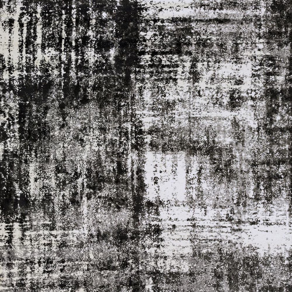 Surya Pepin PEI-1006 5&#39;3&quot; x 7&#39;6&quot; Charcoal, Black and Cream Area Rug, , large