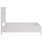 Urban Home Grace Full Three Panel Bed in Snowfall White, , large