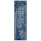 Safavieh Evoke EVK256A 2"2" x 17" Navy and Ivory Runner, , large