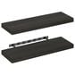 HOMLUX 35" Wall Mounted Floating Shelf with Invisible Brackets in Tobacco Oak (Set of 2), , large