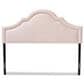 Baxton Studio Rita Queen Panel Headboard in Light Pink, , large