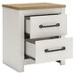 Ashley Linnocreek 5-Piece Twin Bedroom Set in White and Warm Brown, , large