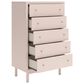 Ashley 5-Piece Full Double Storage Bed Set in Pink, , large