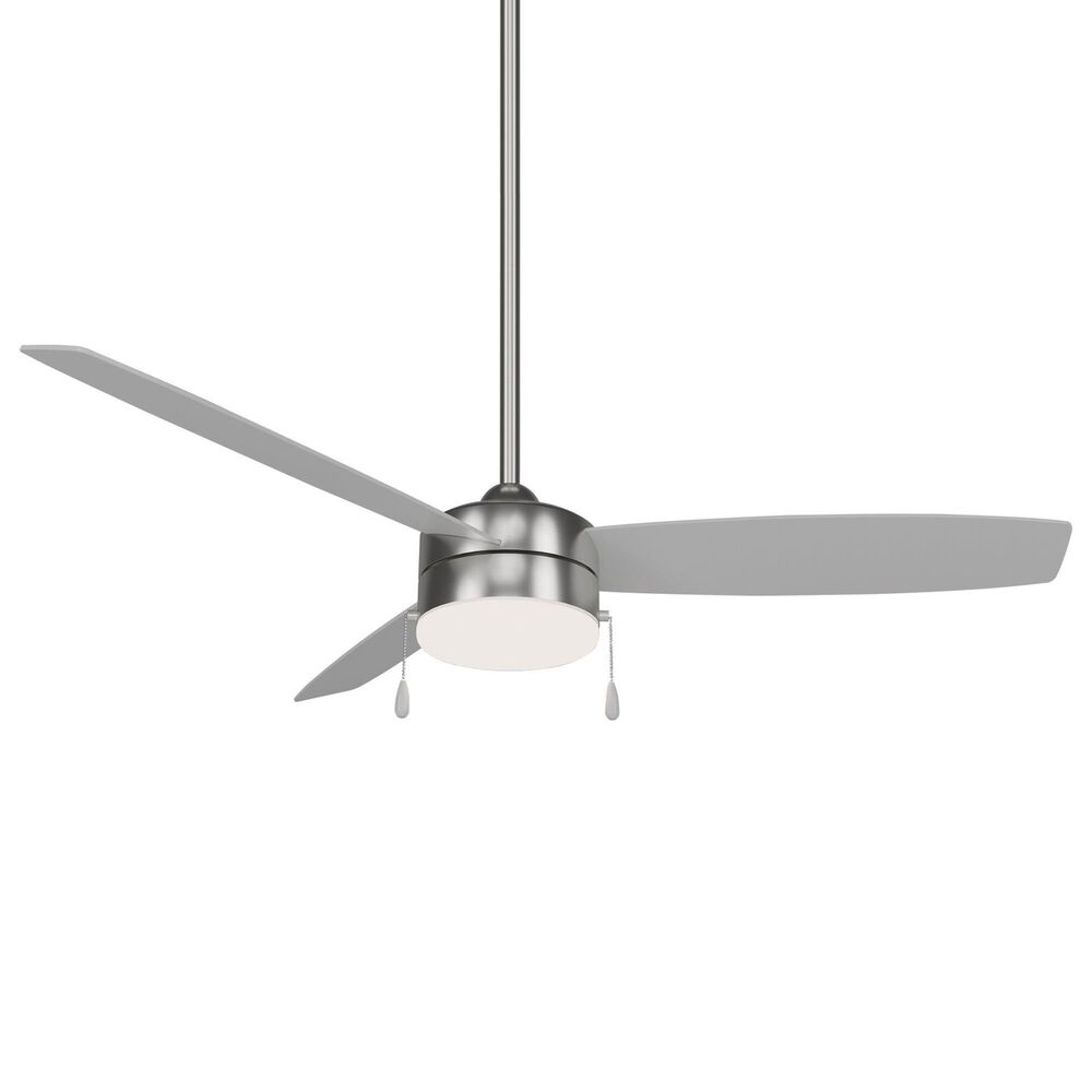 Minka-Aire Airetor III 54" Ceiling Fan with LED Light in Brushed Nickel, , large