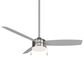 Minka-Aire Airetor III 54" Ceiling Fan with LED Light in Brushed Nickel, , large