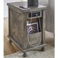 Null Aria 1-Drawer Chairside Cabinet in Gray Wash, , large