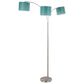 Grandview Gallery Willow Trio Floor Lamp in Brushed Nickel, , large